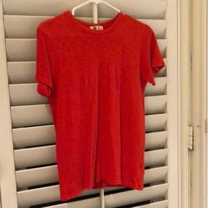 American Giant Women’s T-Shirt Red Size Small
